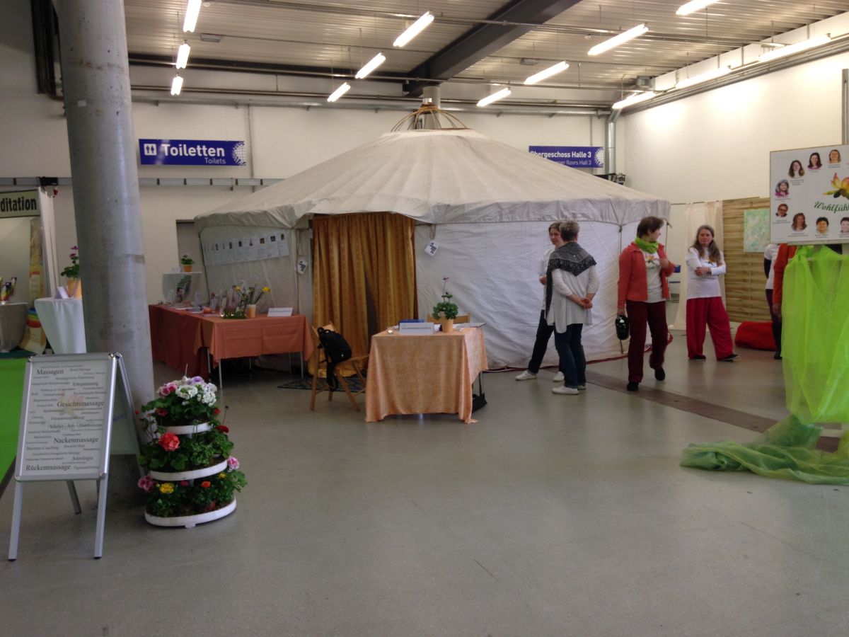 Die Wohlfühloase auf der Messe aktiv+vital 2017